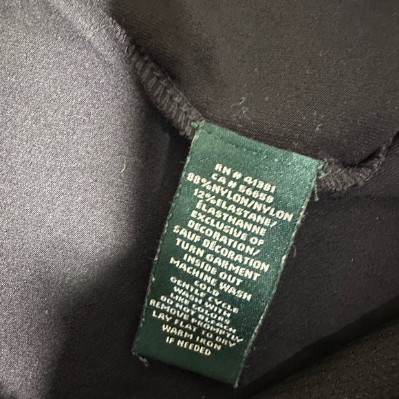 Ralph Lauren Black Ski Jacket Sleek Performance Design - Picture 8 of 11